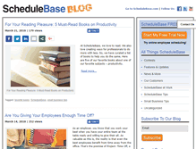 Tablet Screenshot of blog.schedulebase.com